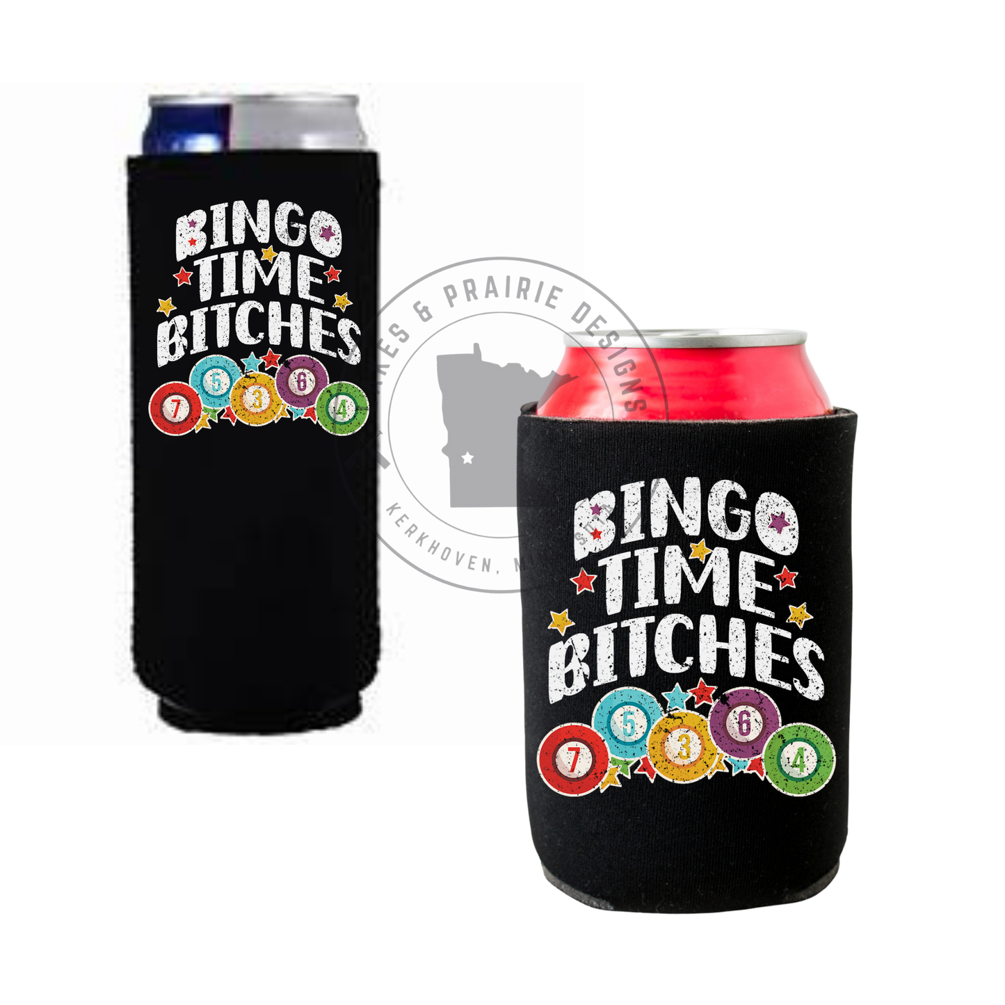 Bingo Time Can Cooler