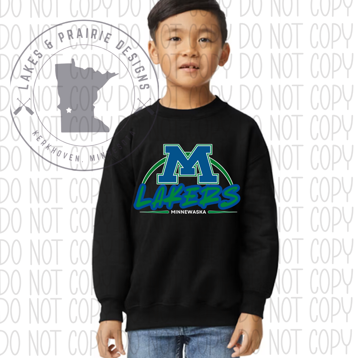 Curve Minnewaska Lakers Youth Sizes