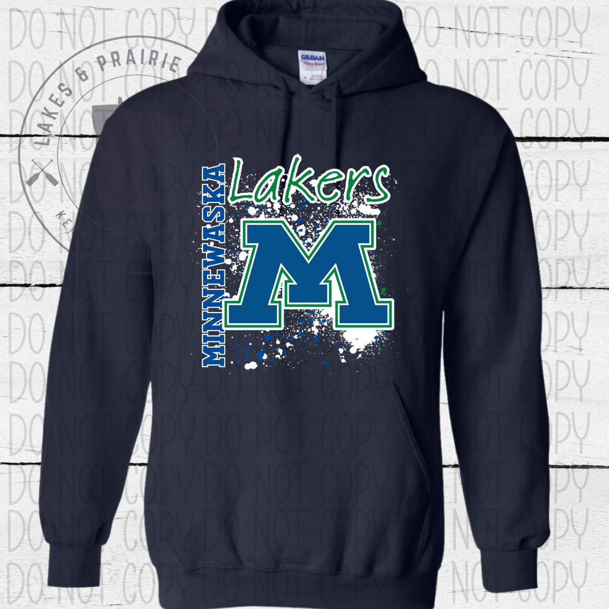 Splatter Minnewaska Lakers Adult Apparel