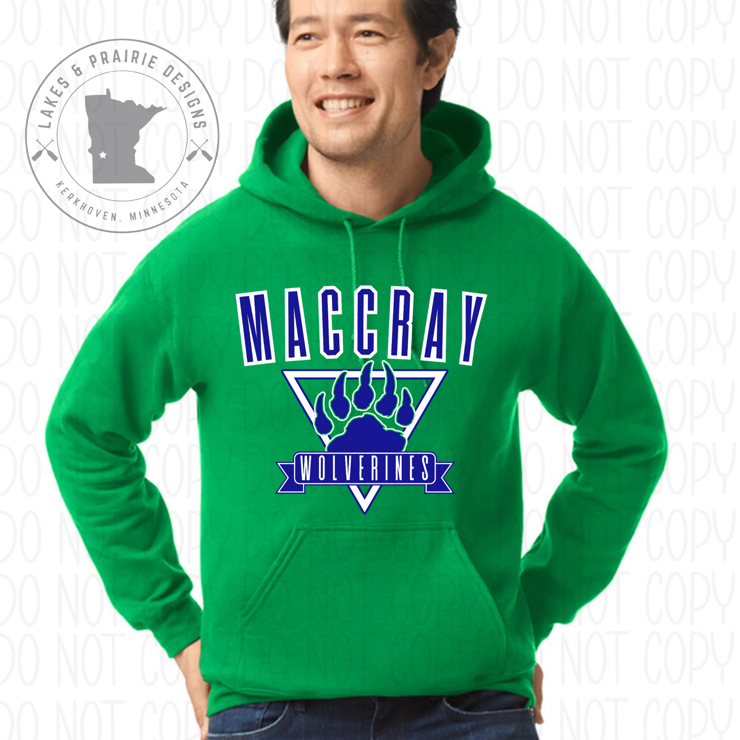 Vintage Maccray Wolverines Adult Apparel