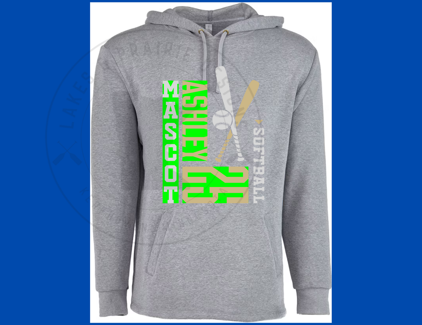 Personalized Softball Player Adult Sizes