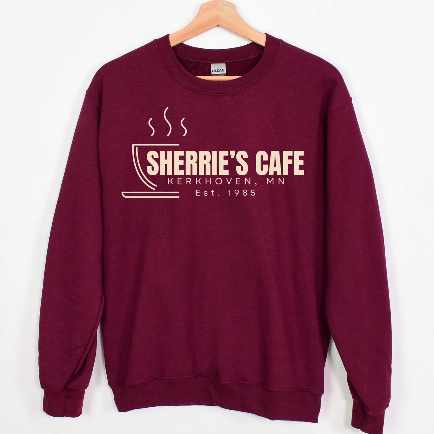 Sherrie's Cafe Adult Crewneck Sweatshirt