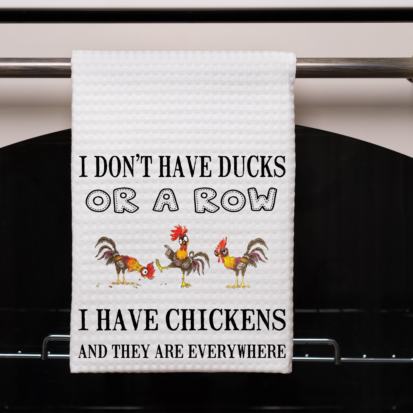 I don't have ducks funny Dish Towel