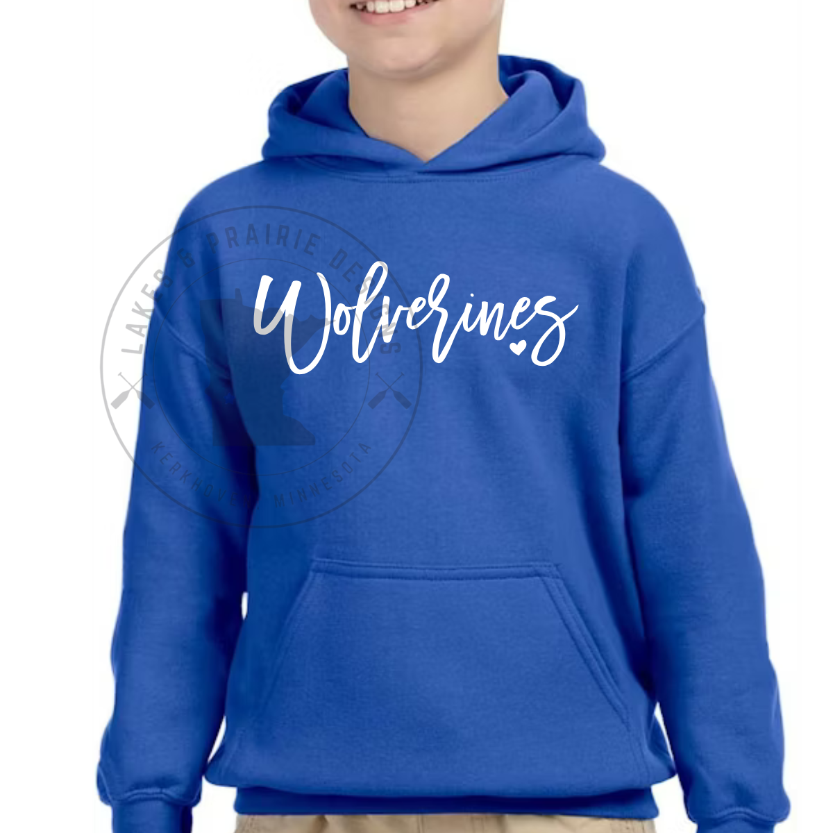 Cursive Maccray Wolverines Youth Apparel