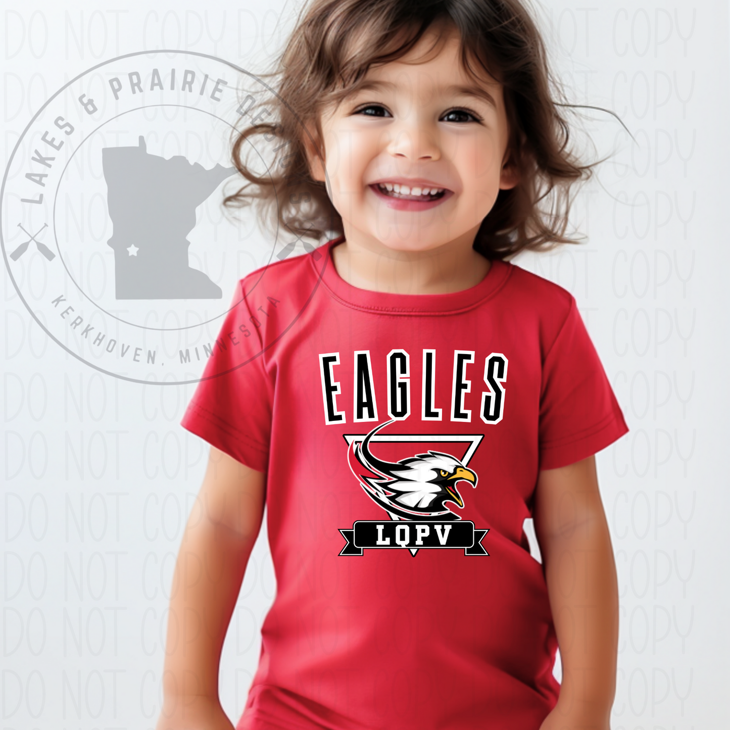 Vintage LQPV Eagles Toddler T-Shirt