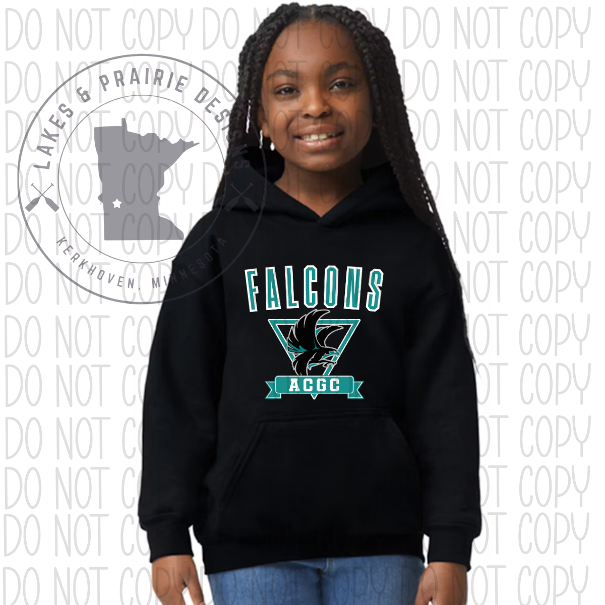 Vintage ACGC Falcons Youth Size