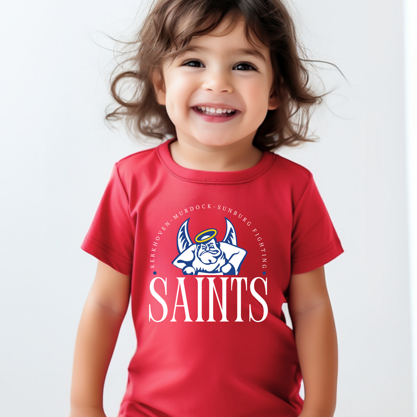 Curve Fighting Saints Toddler T-Shirt