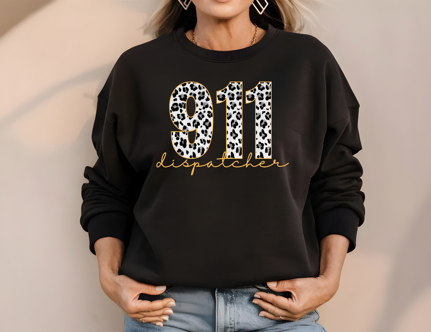 911 Dispatcher Cheetah Print