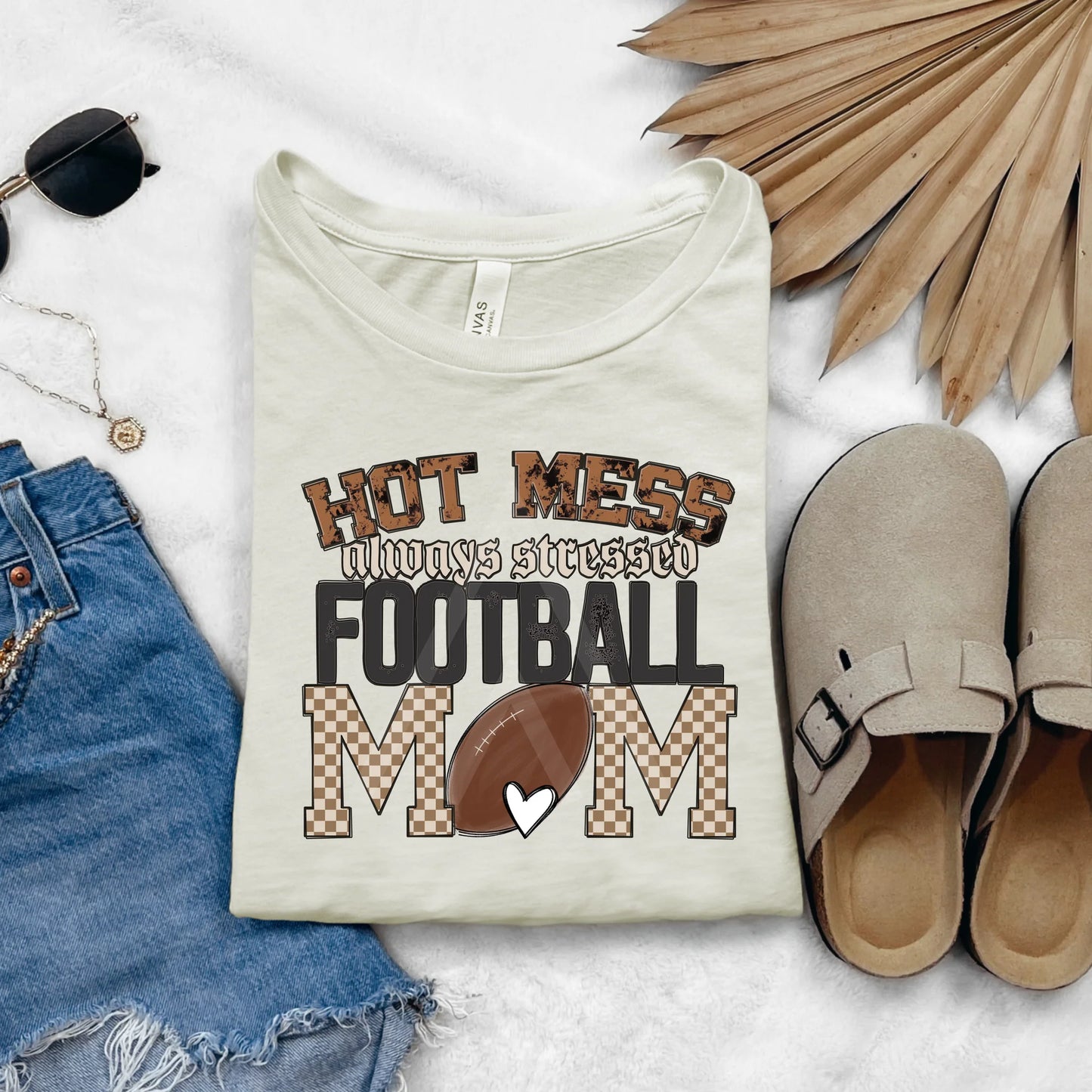 Hot Mess Football Mom