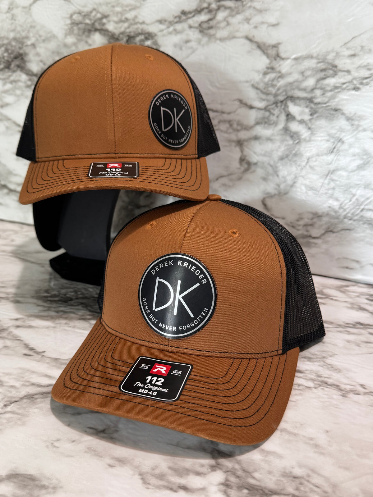 Derek Krieger Memorial Richardson Leather Patch Hat