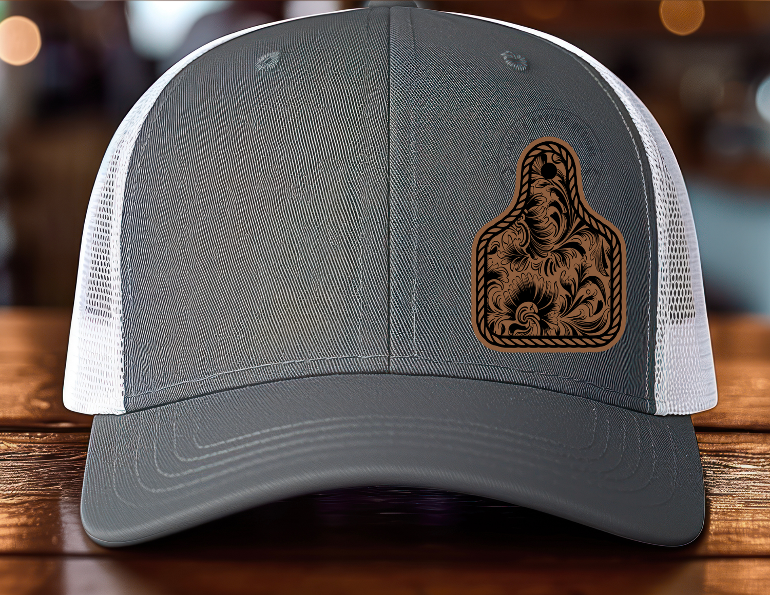 Leatherette Patch Hats