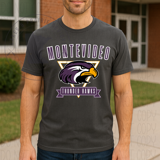Vintage Montevideo Thunder Hawks Adult Apparel