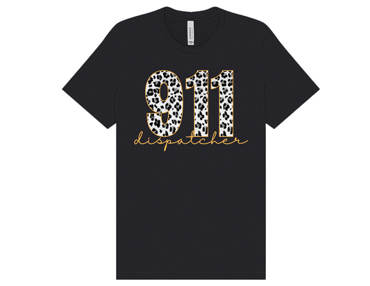 911 Dispatcher Cheetah Print