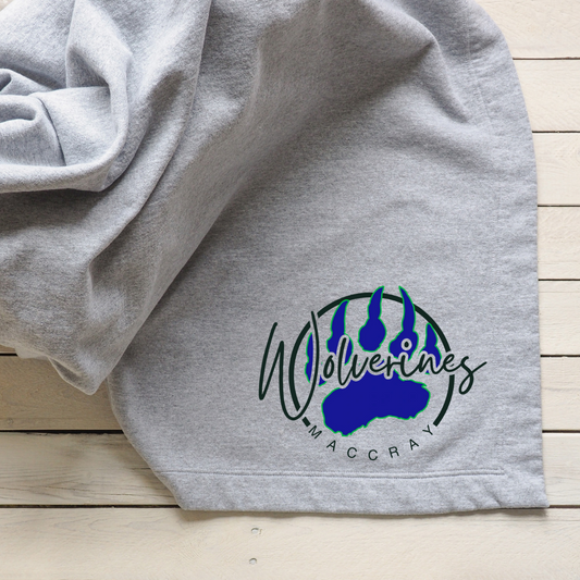 Modern Maccray Wolverines Blanket