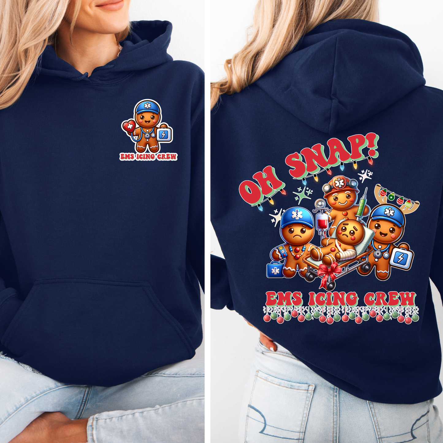 Oh Snap Christmas EMS Front/Back