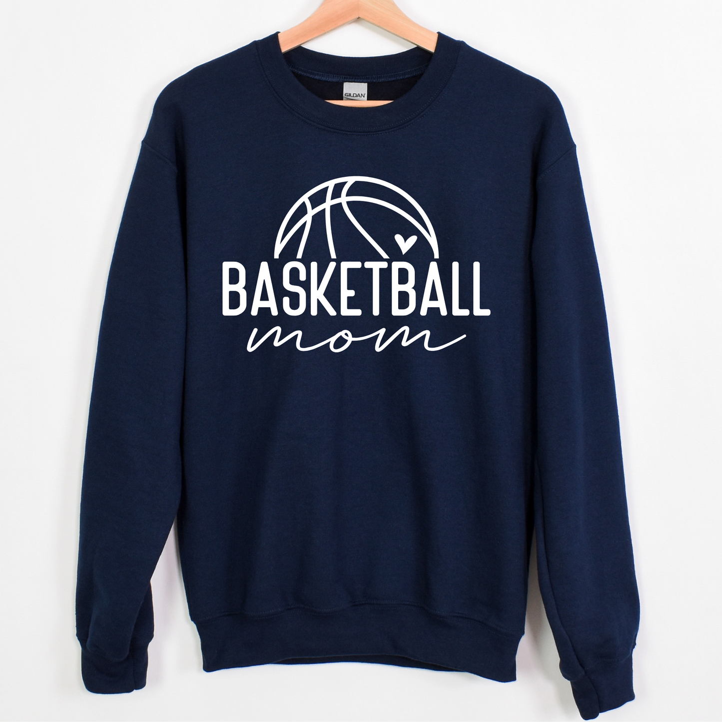 Basketball Mom with Basketball