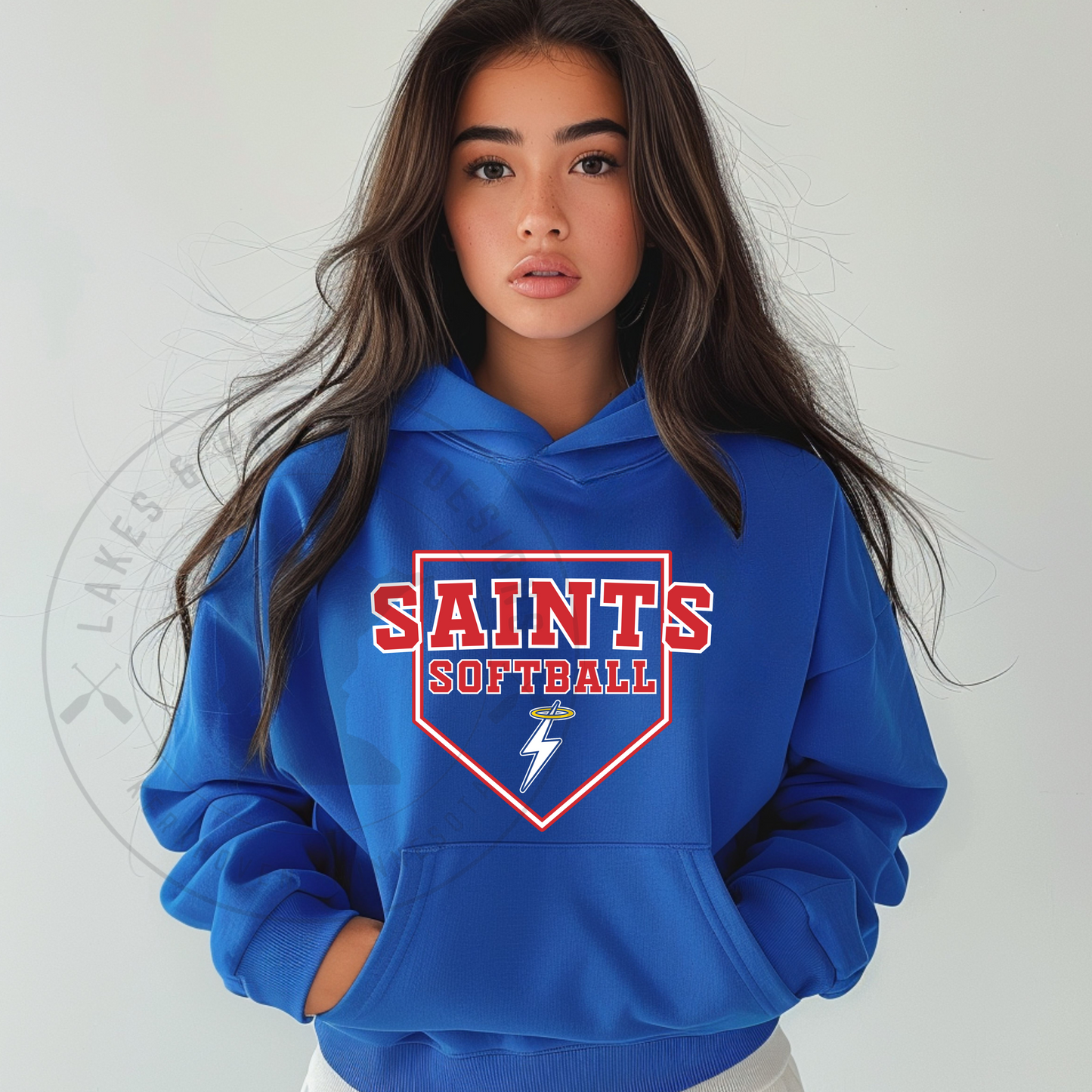 KMS Saints Softball Gildan Adult and Youth  Hoodie