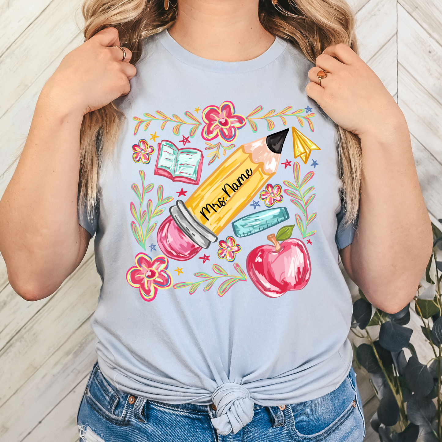 Teacher Floral Custom