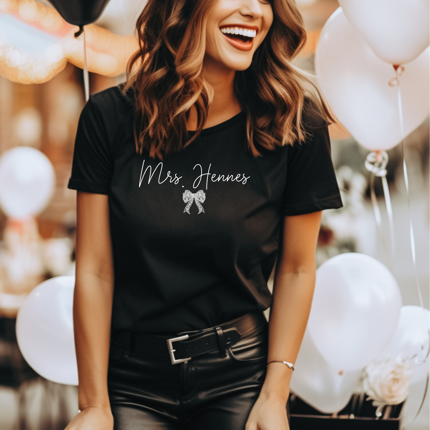 Custom Name Bridal Coquette