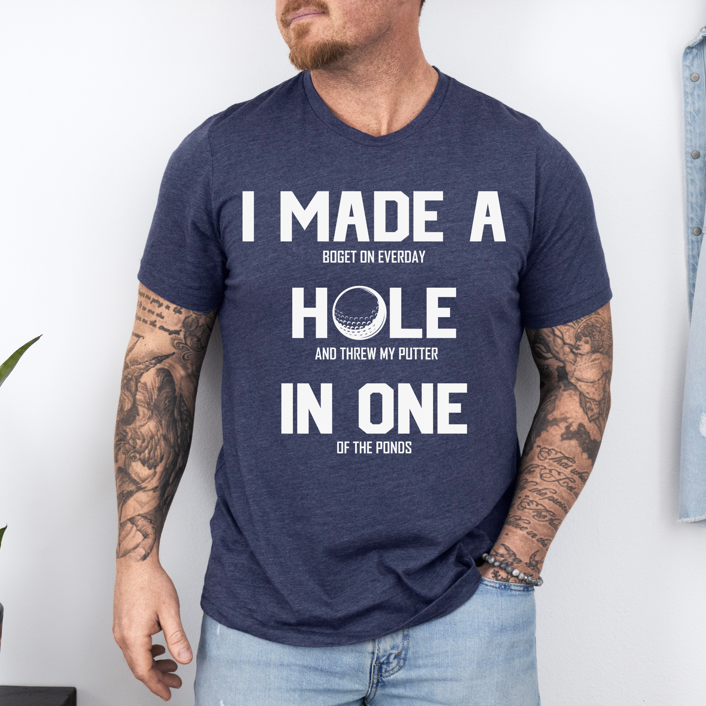 I made a hole in one funny