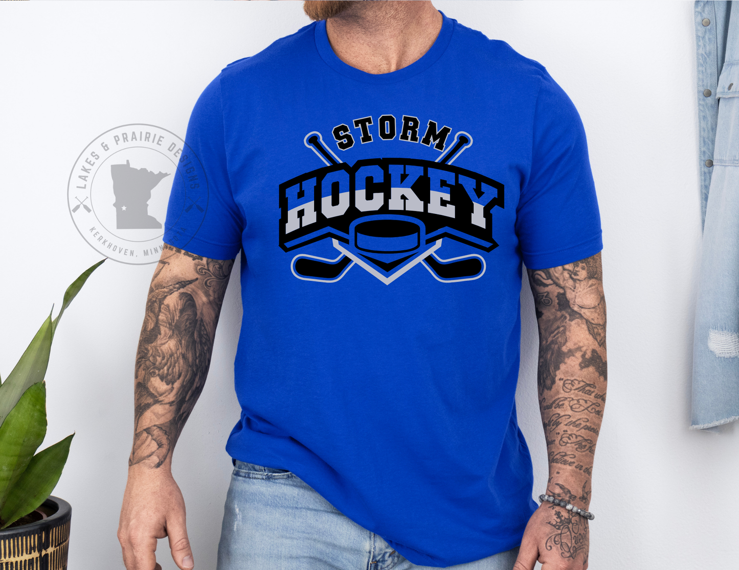 Royal Storm Hockey Puck and Sticks
