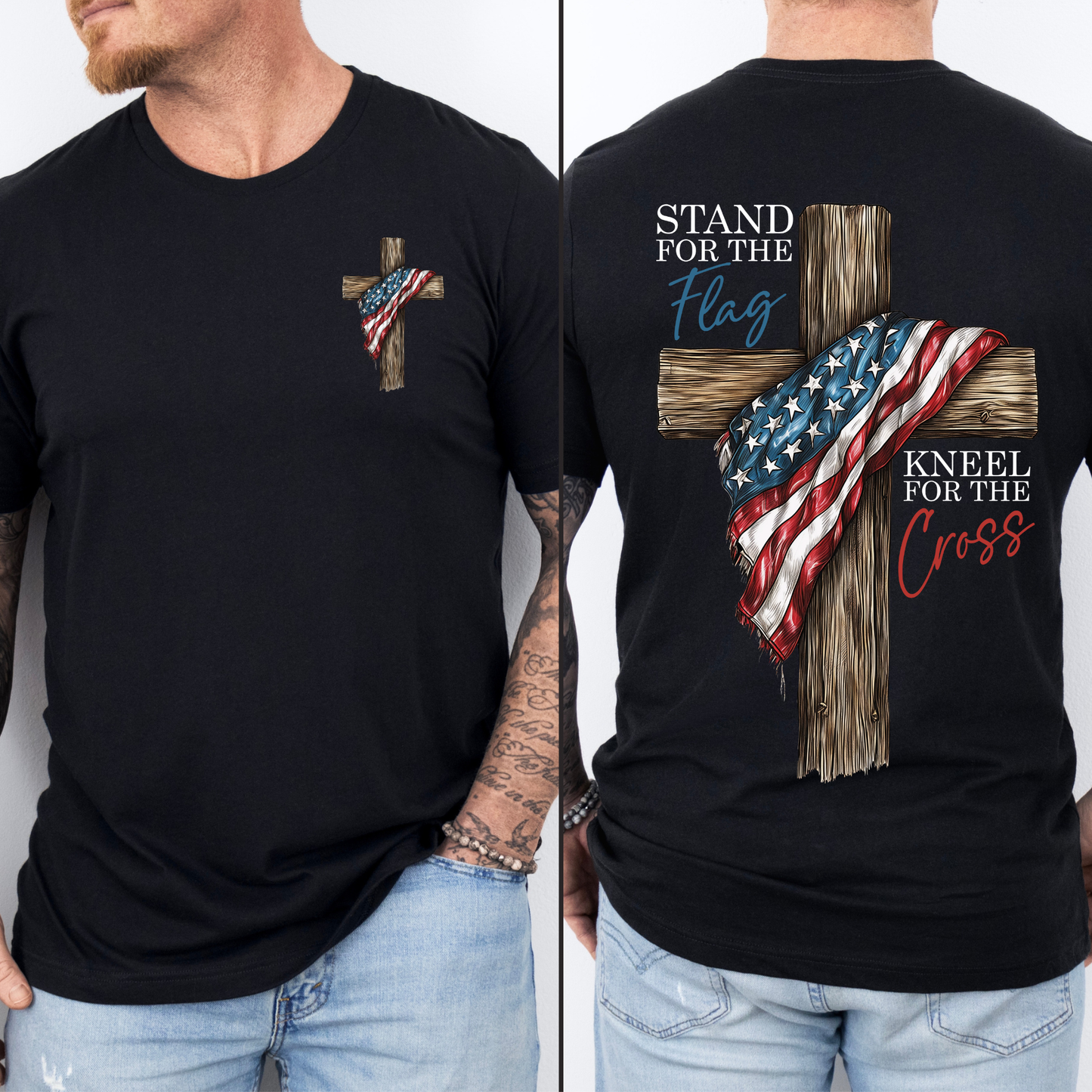 Stand For The Flag Kneel For The Cross