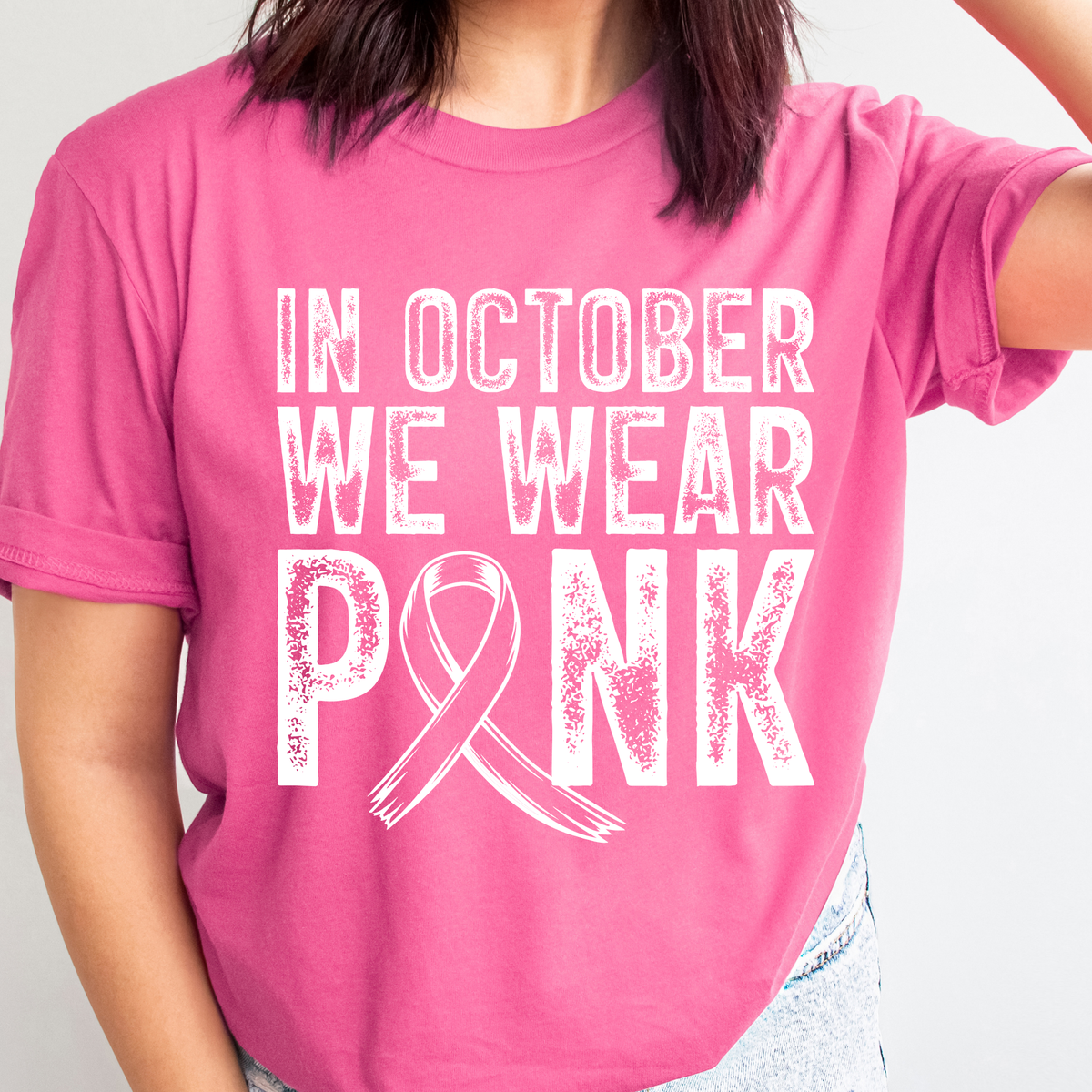 In October Wear Pink Breast Cancer Awareness
