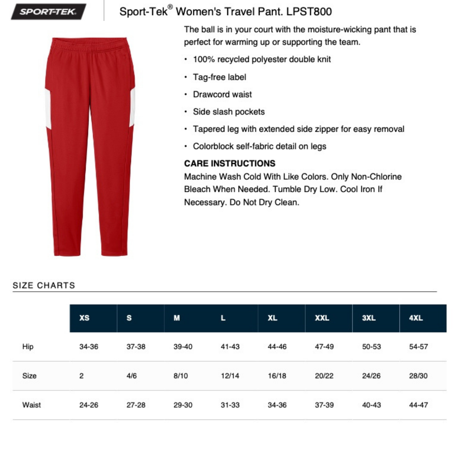 KMS 3-6th Softball Women's Travel Pant