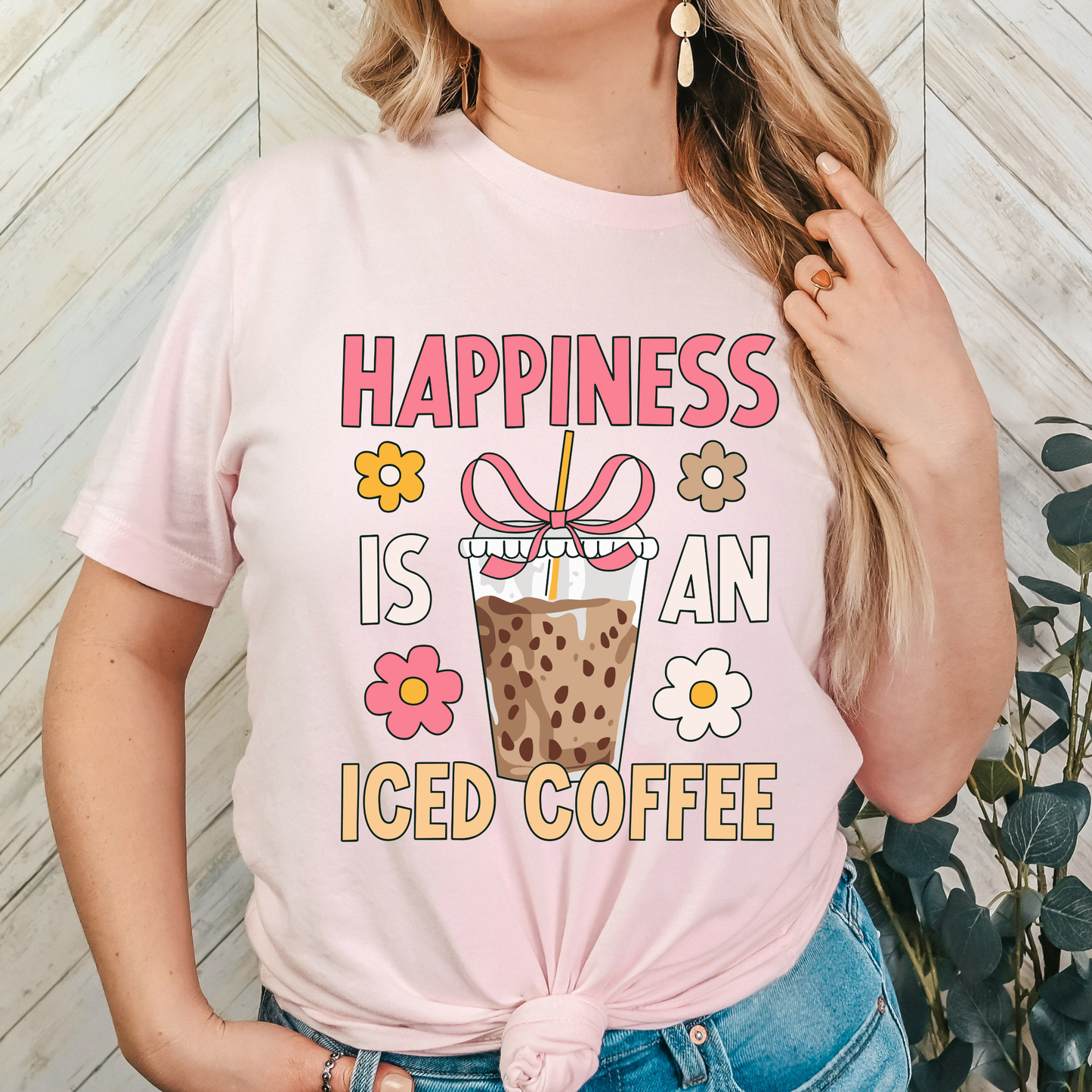 Happiness is an iced coffee