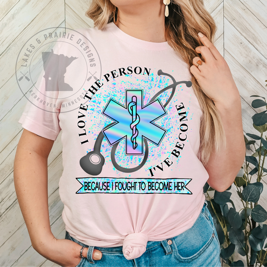 Fought hard to become her EMS