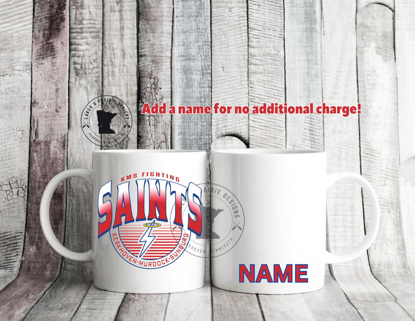 KMS Retro 15 oz. Ceramic Coffee Mug