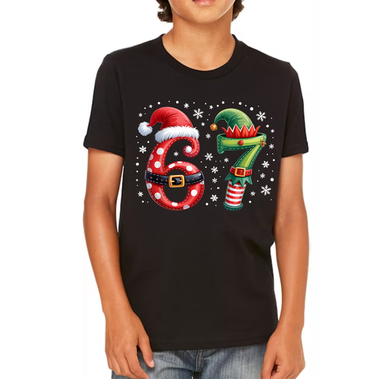 Six Seven  Santa, Elf and Snow