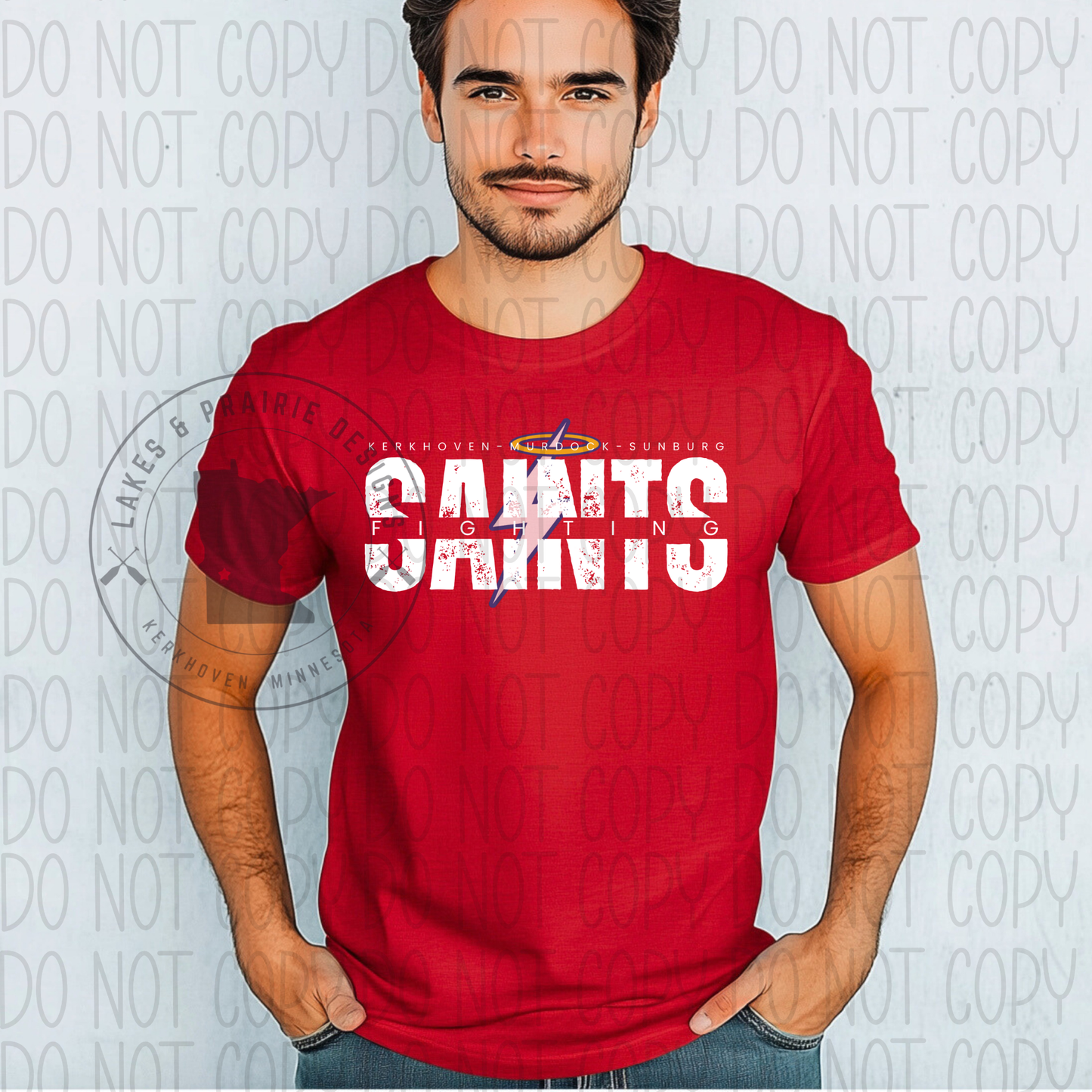 KMS Faded Bolt Adult Apparel