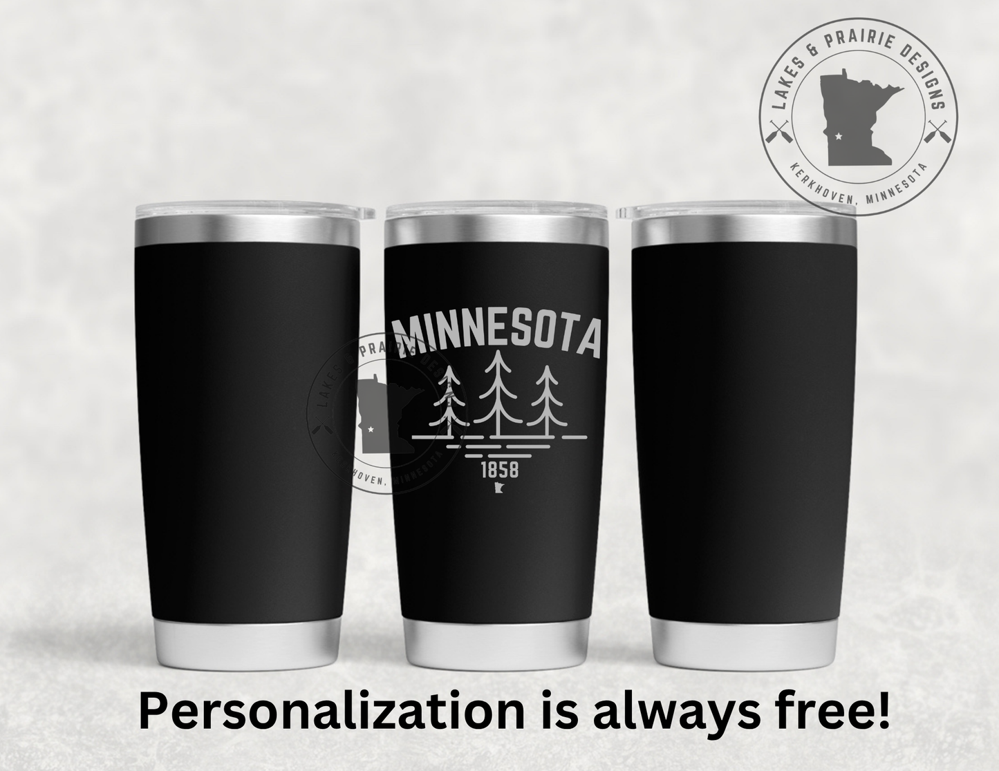 Minnesota Engraved 20 oz. Tumbler