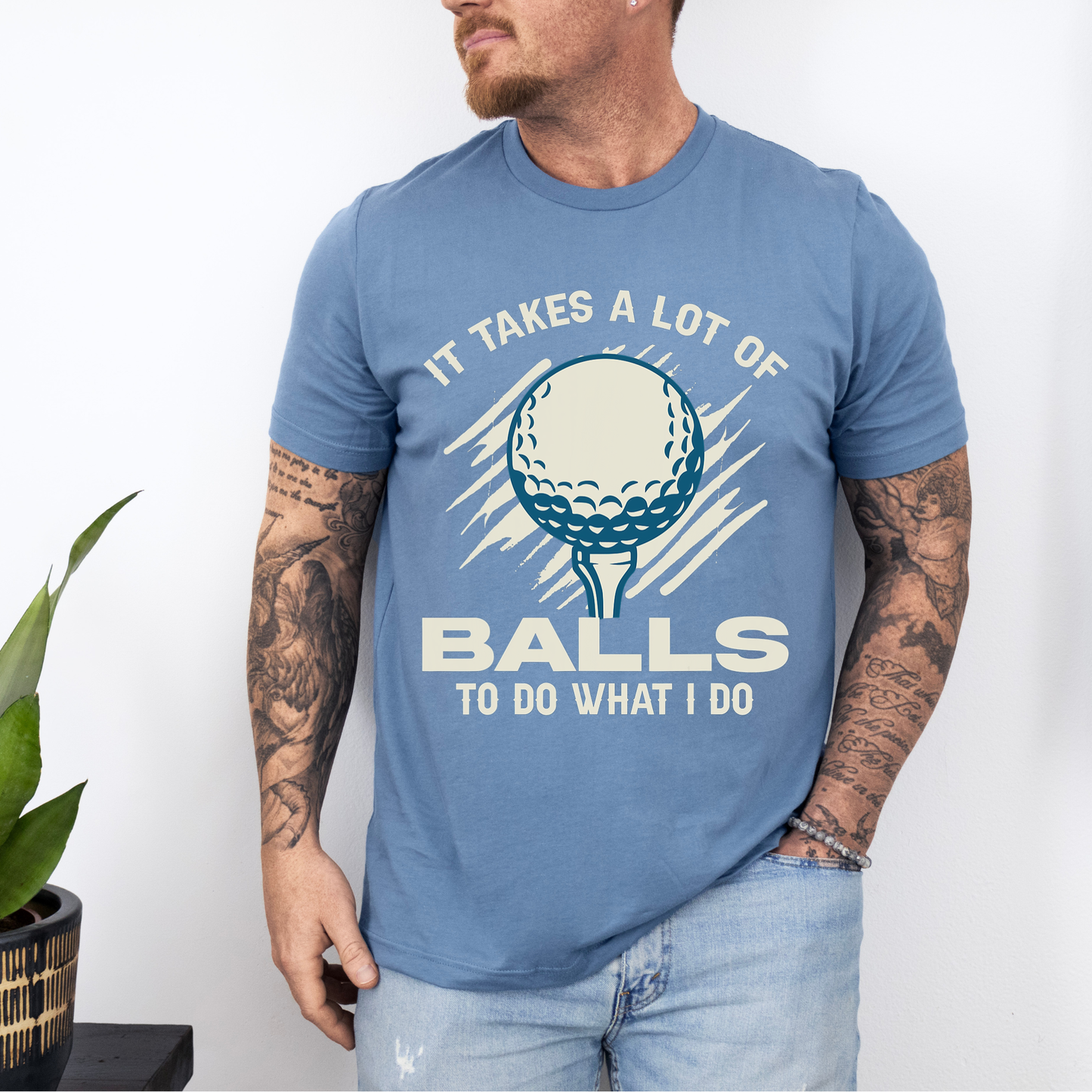 it takes a lot of balls Golf