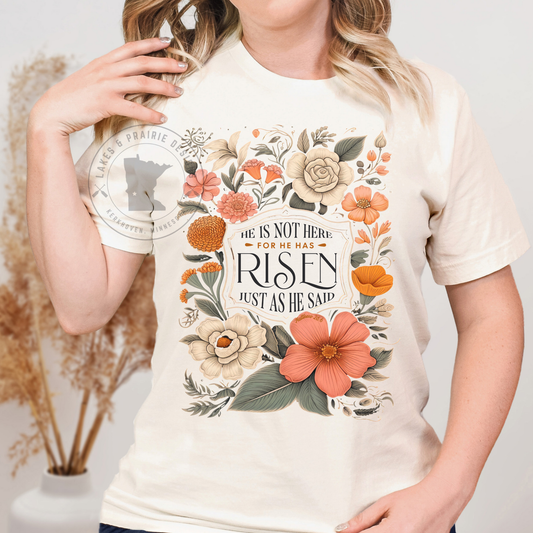 Floral He is Risen