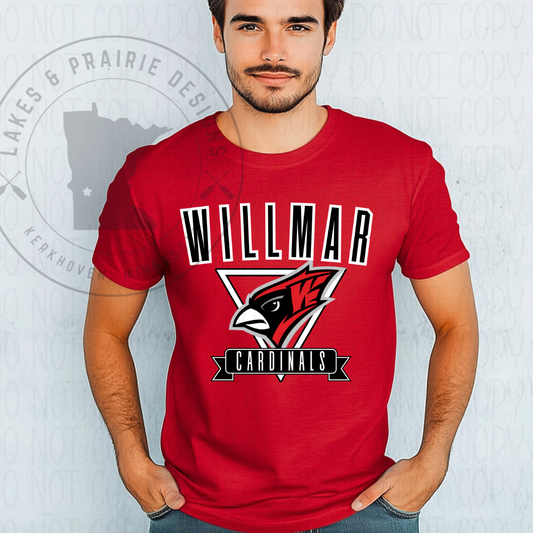 Vintage Willmar Cardinals Adult Apparel