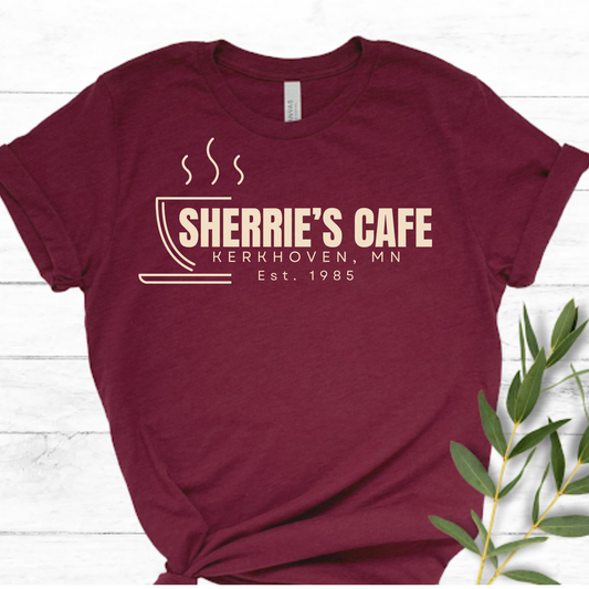 Sherrie's Cafe Adult T-Shirt