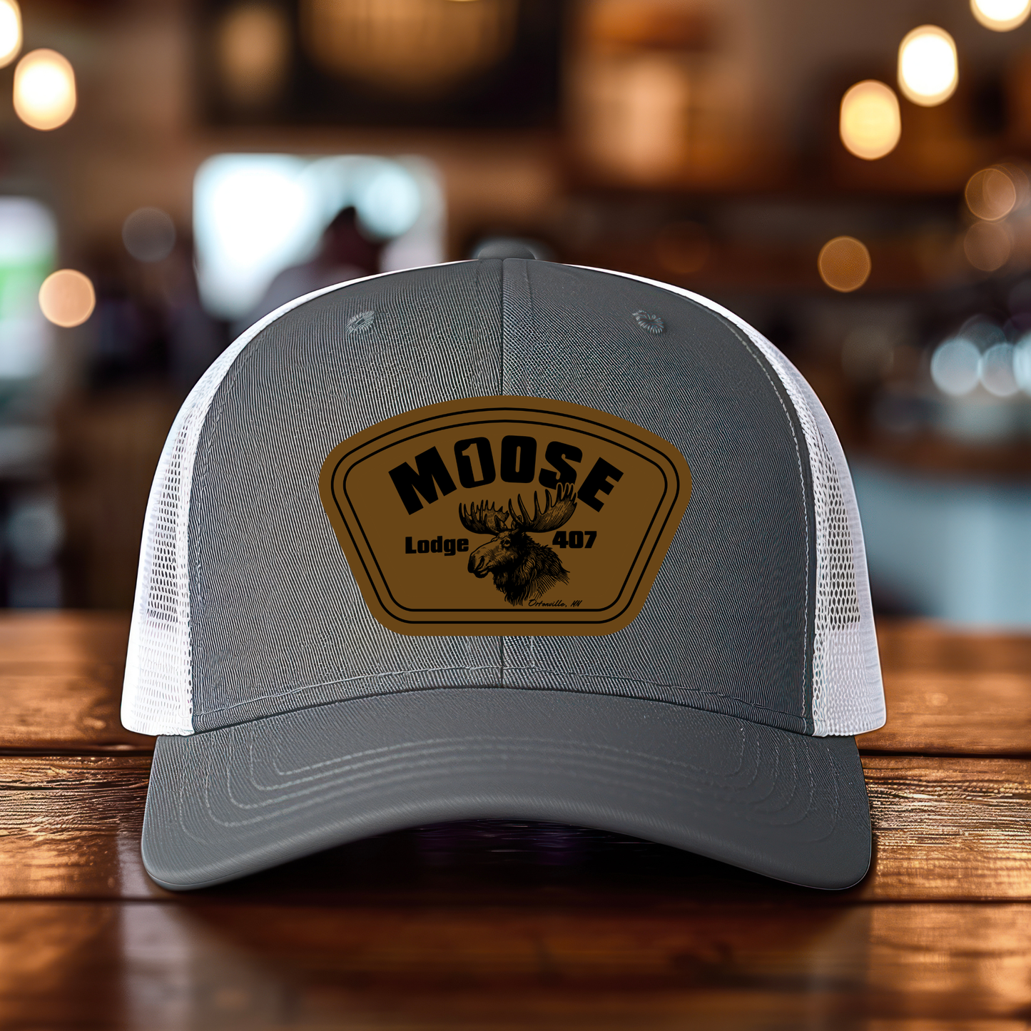 Moose Lodge 407 Richardson Leather Patch Hat
