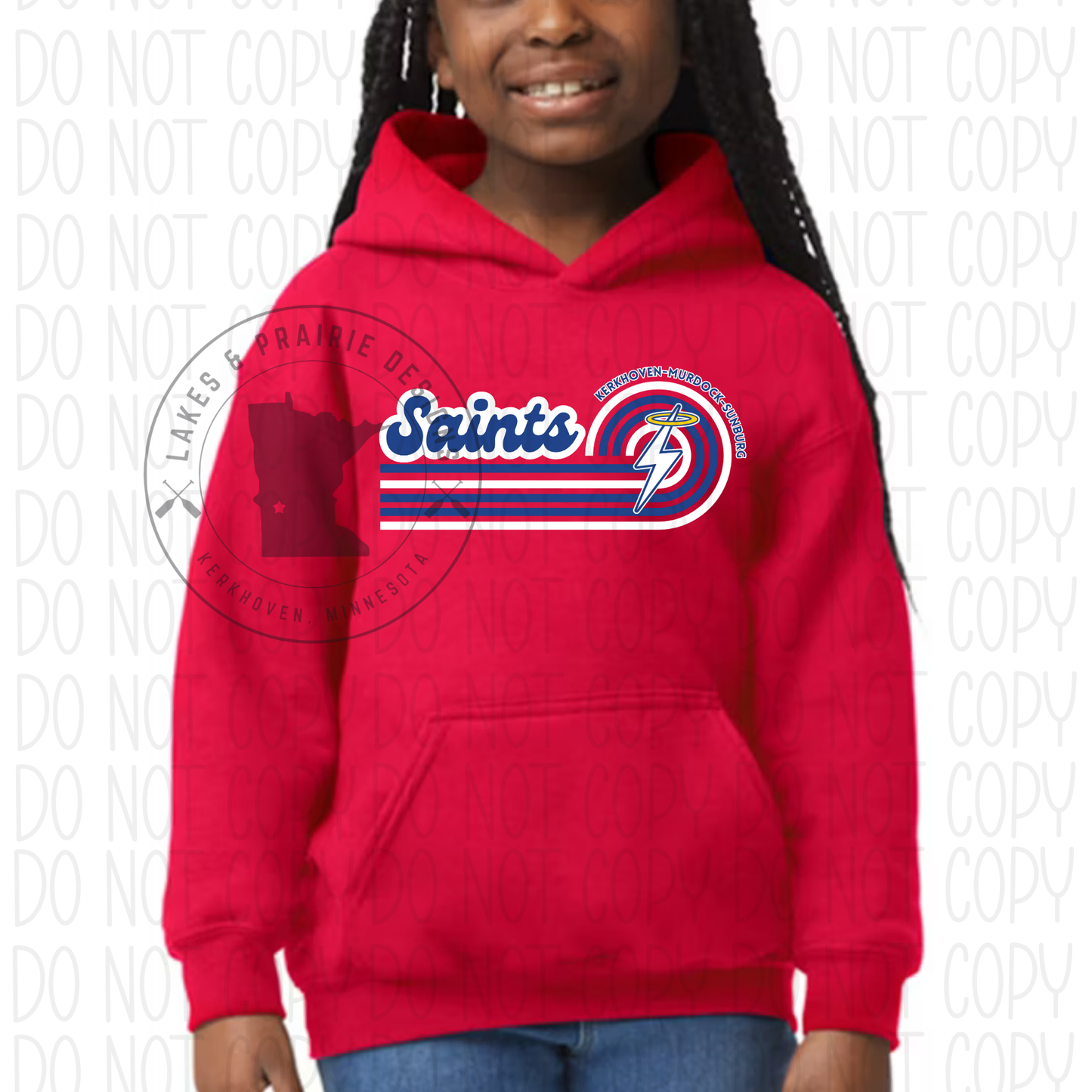 Retro Rainbow KMS Saints Youth Sizes