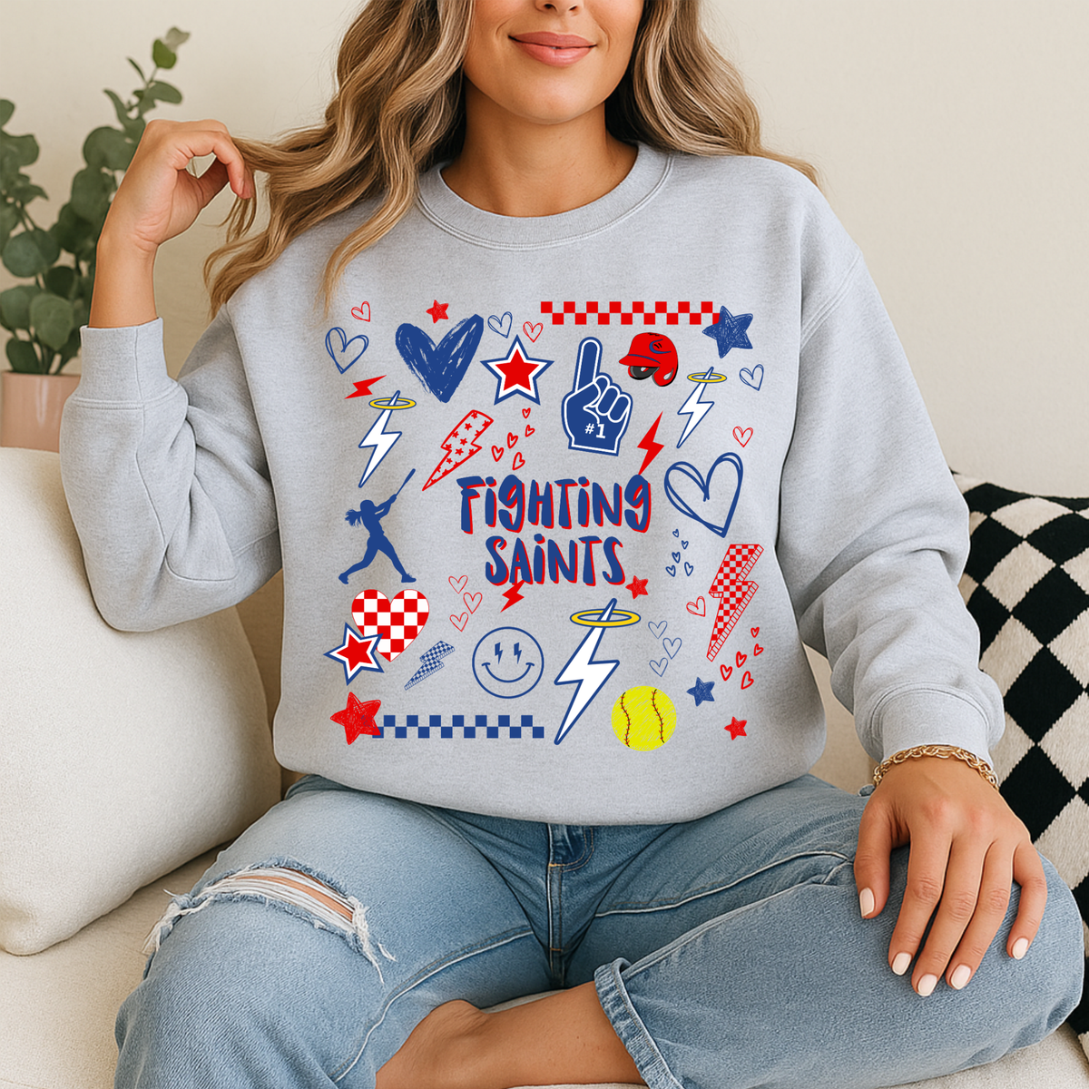 Softball Custom Doodle