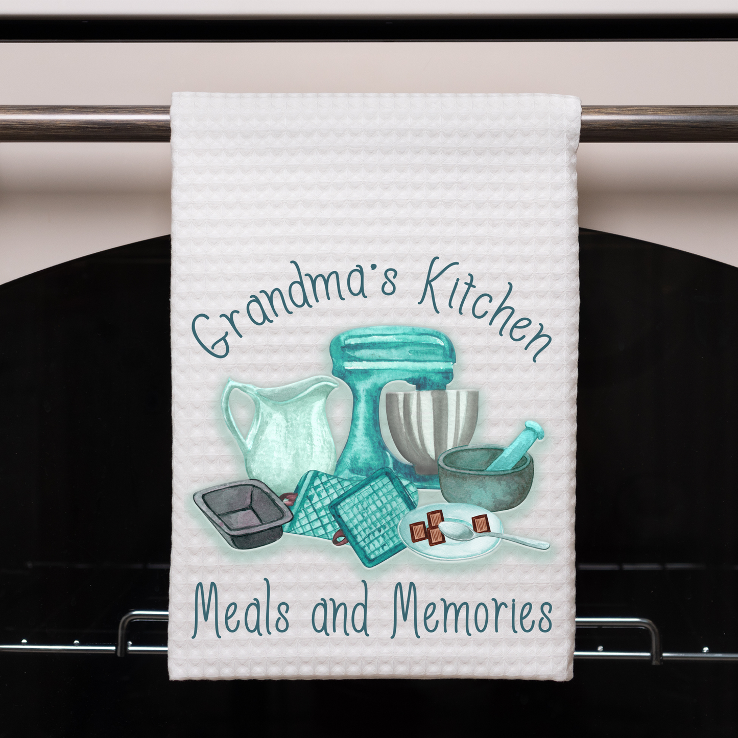 Grandma's Kitchen Meals and Memories Dish Towel