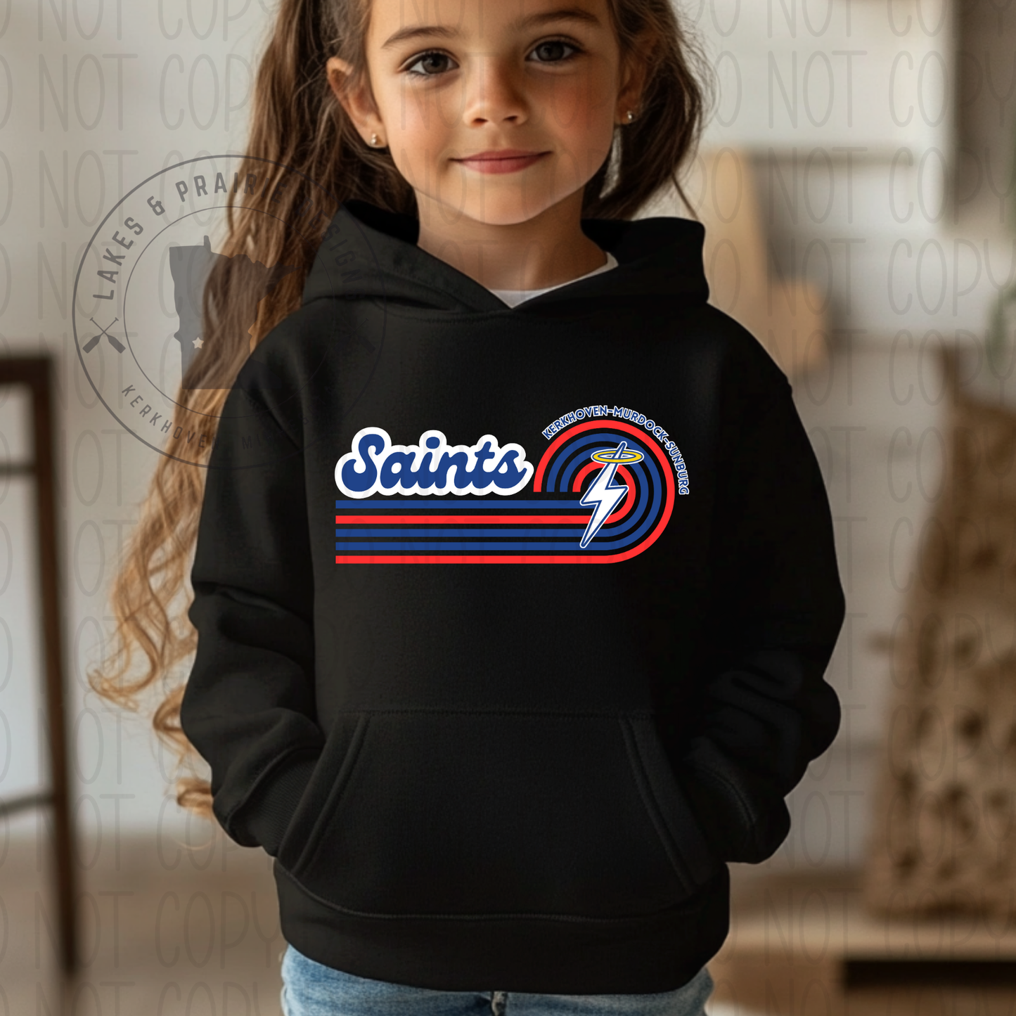 Retro Rainbow KMS Saints Youth Sizes