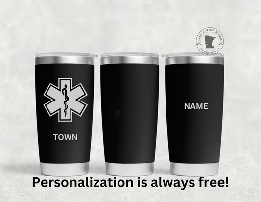 Custom EMS Engraved 20 oz. Tumbler