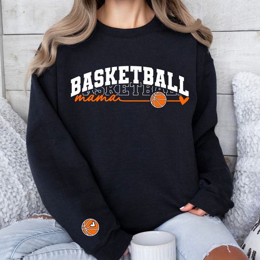 Basketball Mama with Sleeve Design