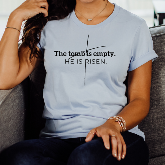 The tomb is empty. He is Risen