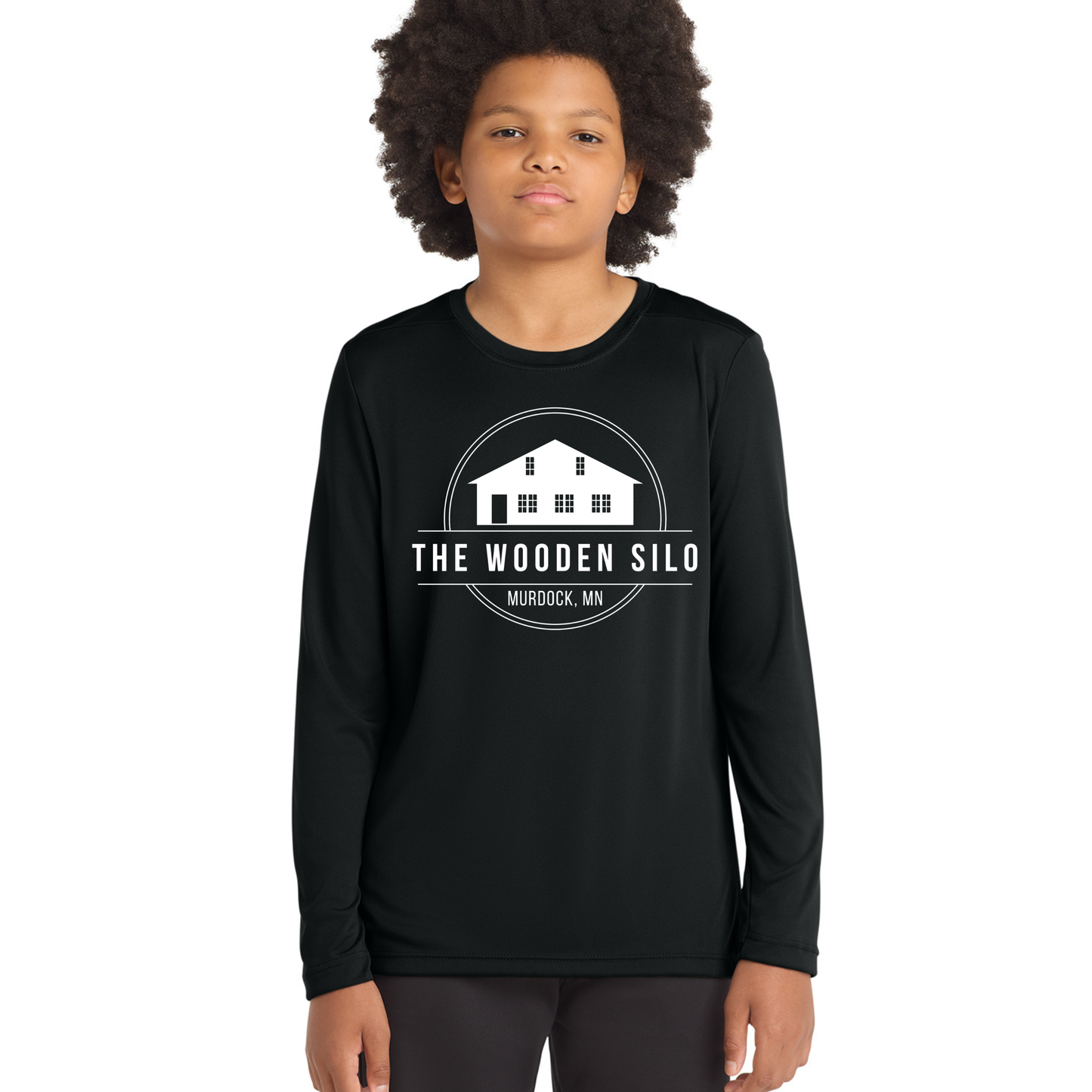 The Wooden Silo Youth Sport-Tek Long Sleeve Shirt