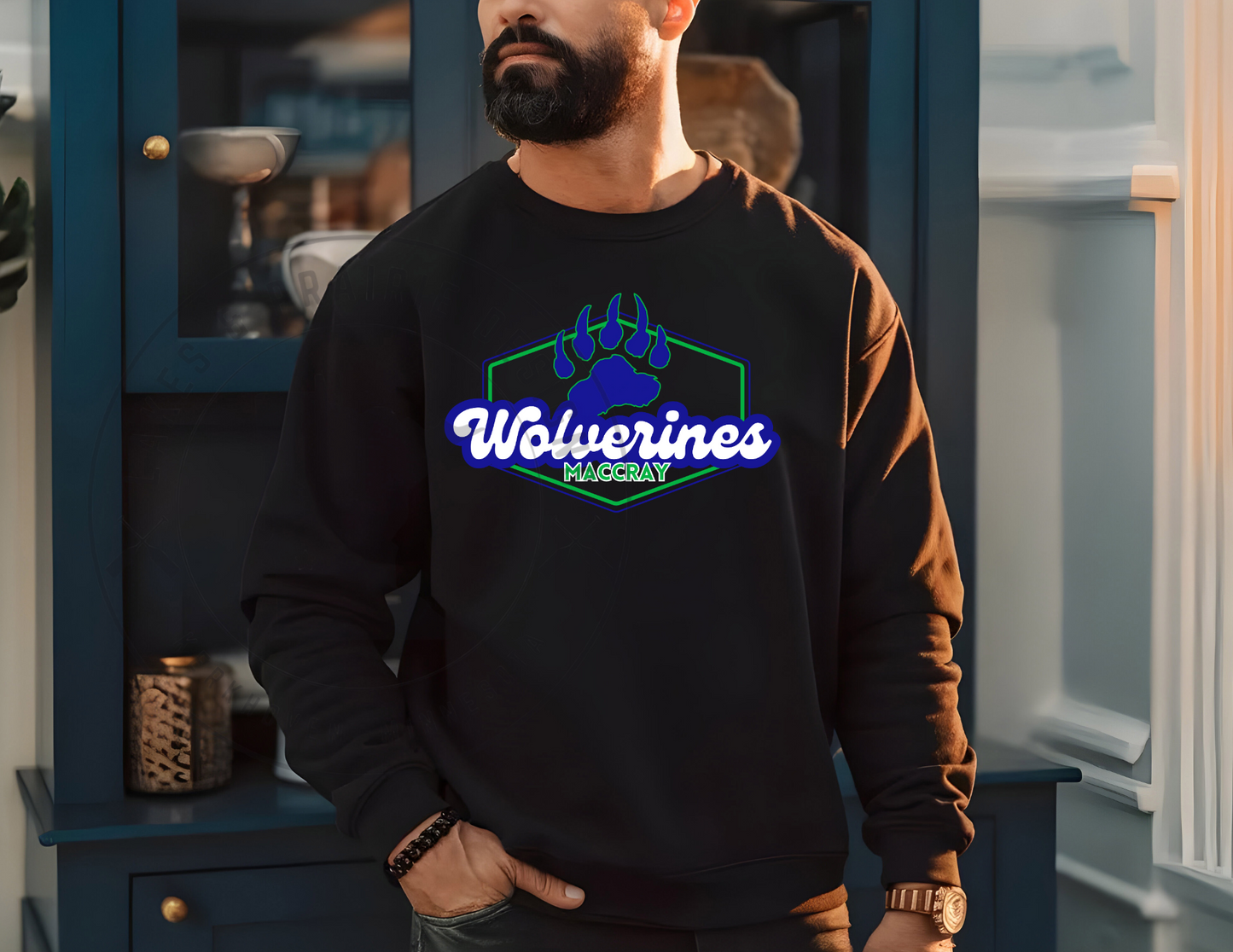 Retro Maccray Wolverines Adult Apparel