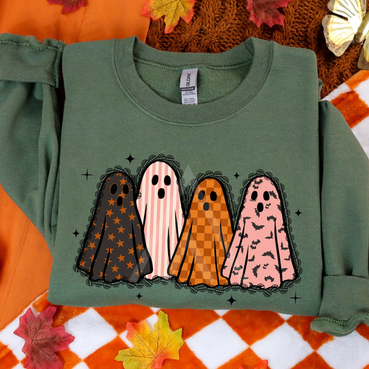 Doily Ghosts- Striped Bats