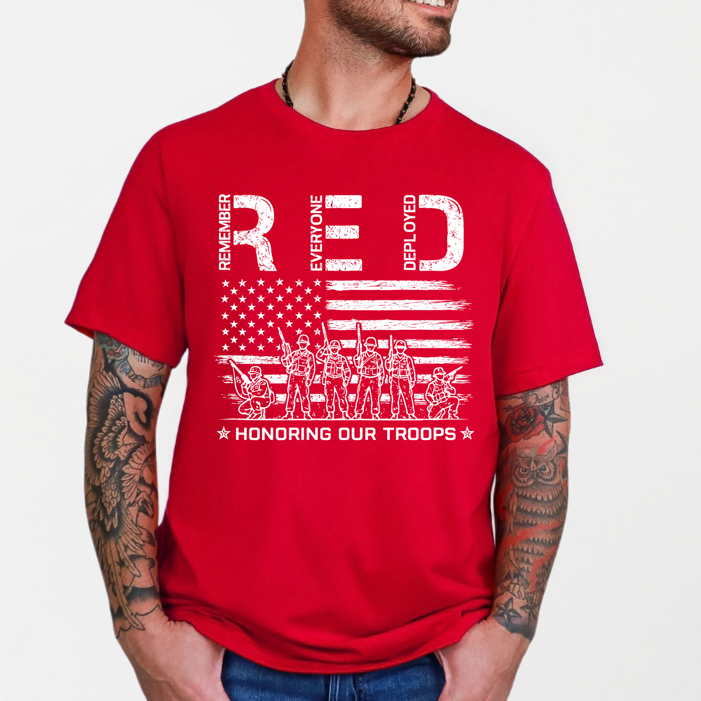 RED Soldiers Silhouette